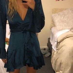 Silk Wrap Dress